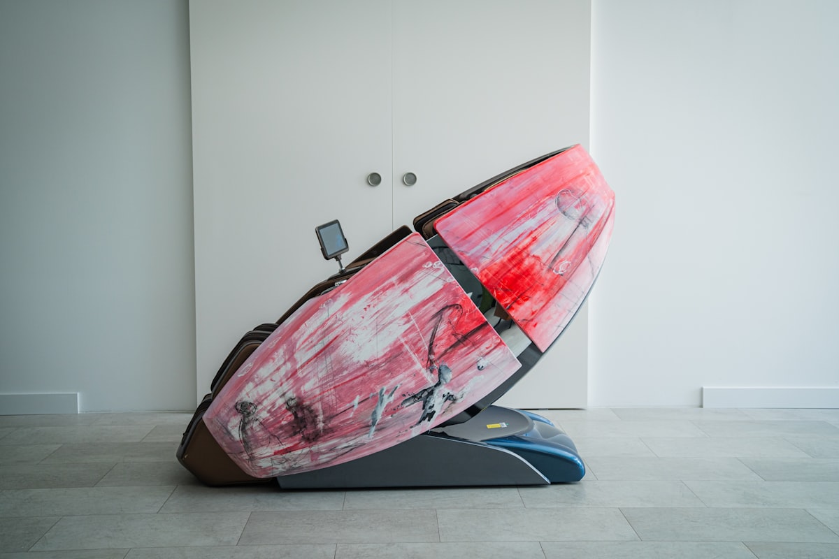 Massage roller demonstratie